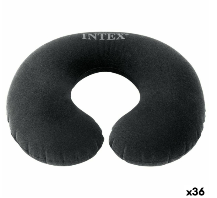 Travel pillow Intex Grey 36 x 10 x 30 cm (36 Units)